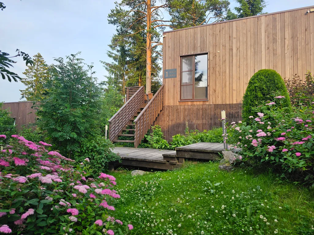 Черничный склон коттедж Violet house — аренда посуточно в Сосново