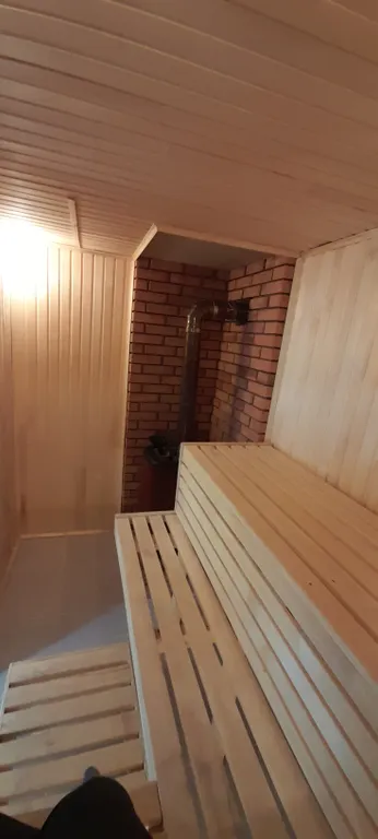 Коттедж Домик для отпуска с баней на дровах и уличным бассейном — Зеленоградск