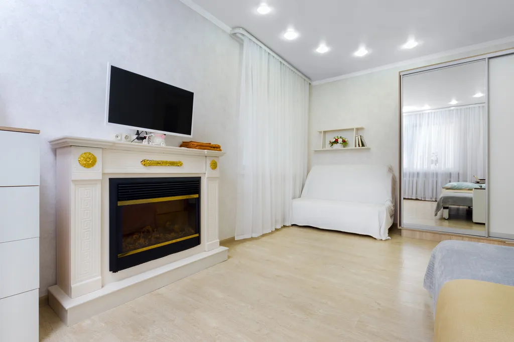 Уютная квартира с камином