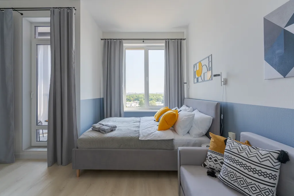 Новый дом, центр города - Квартира с модным интерьером