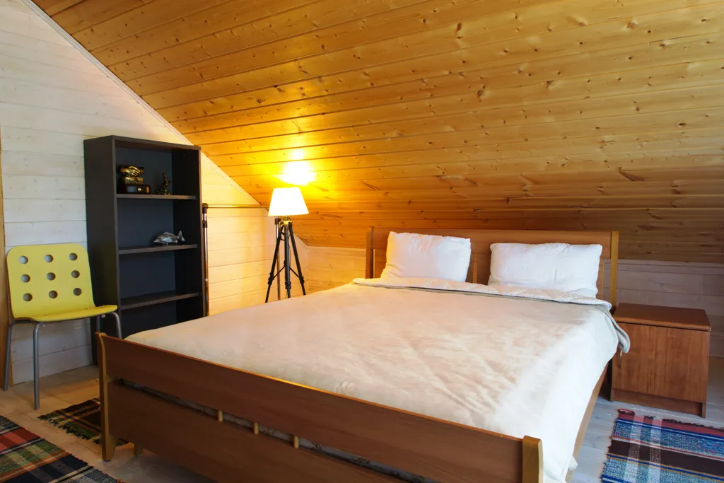 Стильный коттедж с баней и купелью