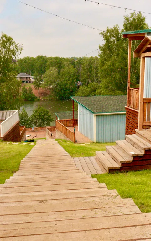 Коттедж Уютный гостевой дом с террасой на берегу озера — Кашира