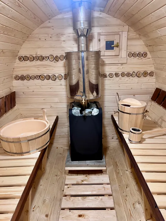 Дом с банным чаном, баней и домашним кинотеатром