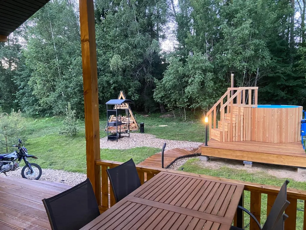 Дом с баней на Рузском водохранилище