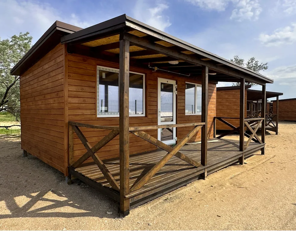 Коттедж Глэмпинг на берегу Азовского моря — аренда посуточно в Щёлкино