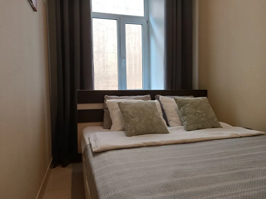 Комнаты с двуспальной кроватью, общими санузлами и кухней