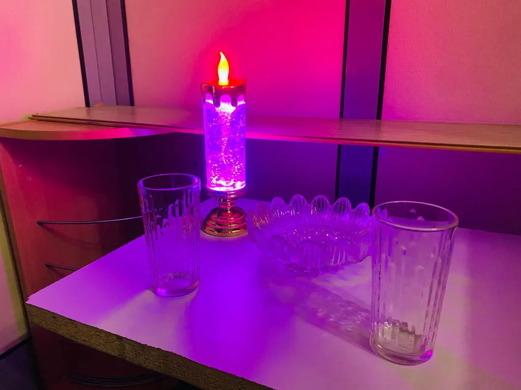 Уютная квартира с прекрасным видом на город в огнях