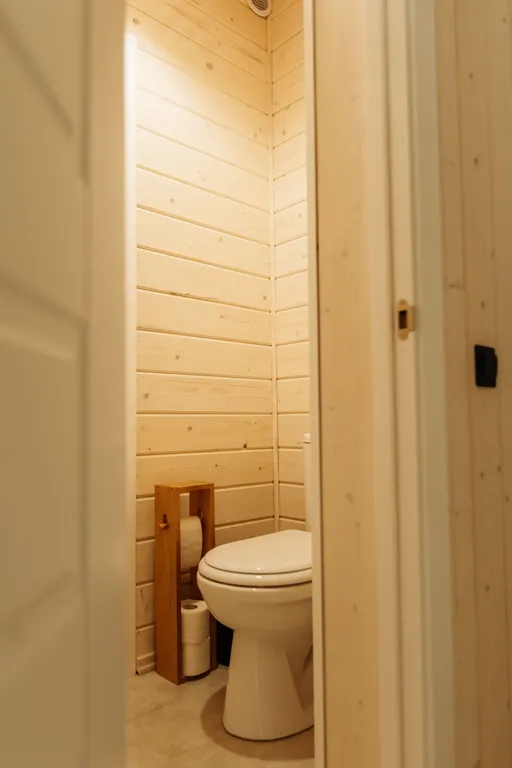 Барнхаус в стиле бохо в сосновом лесу