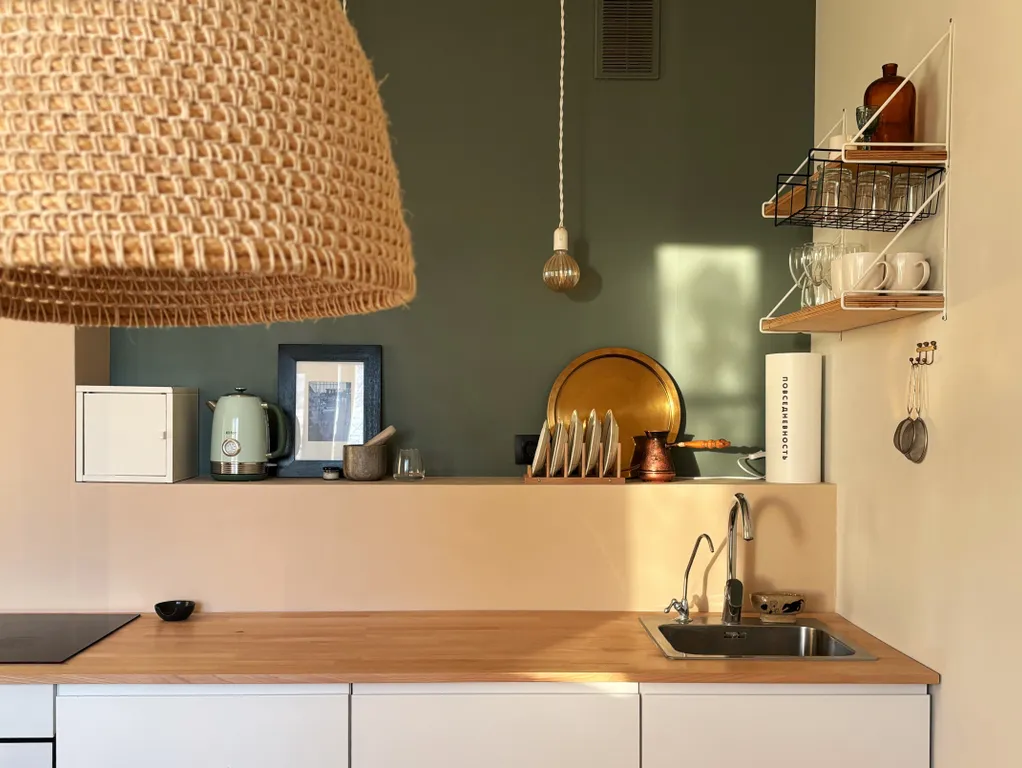 Атмосферная квартира с уникальным дизайном и проектором для фильмов