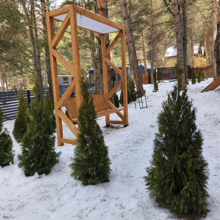 Коттедж Новый уютный дом в хвойном лесу вблизи поселка — Архыз