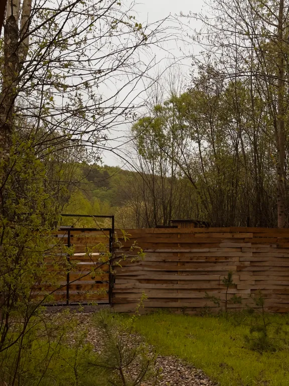 Дом в стиле a-frame в лесу в 10 км от Смоленска рядом с р. Днепр