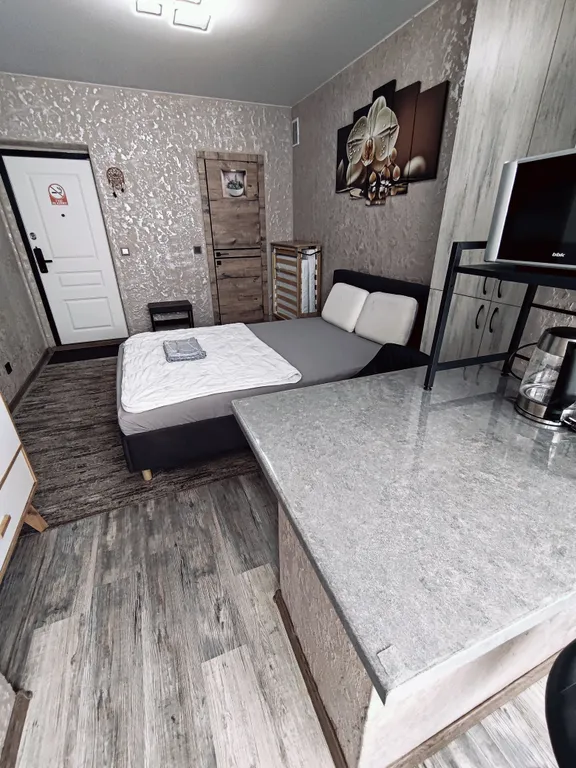 Уютная квартира-студия с новым ремонтом, бесконтактное заселение