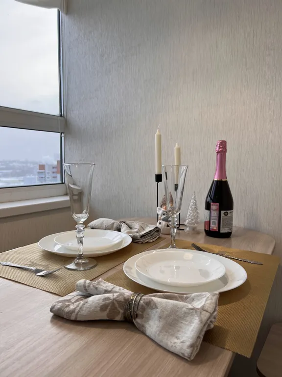 Уютная 2-комнатная квартира-студия в ЖК Малахит рядом с парком Победы