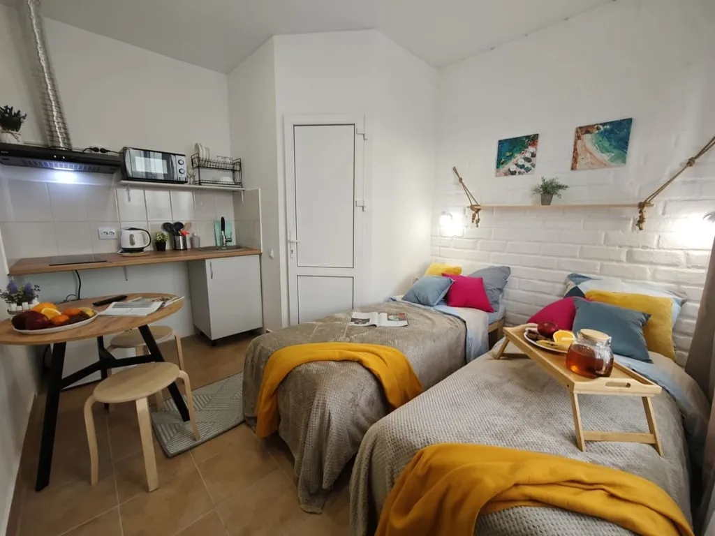 Уютная студия для комфортного проживания двоих гостей