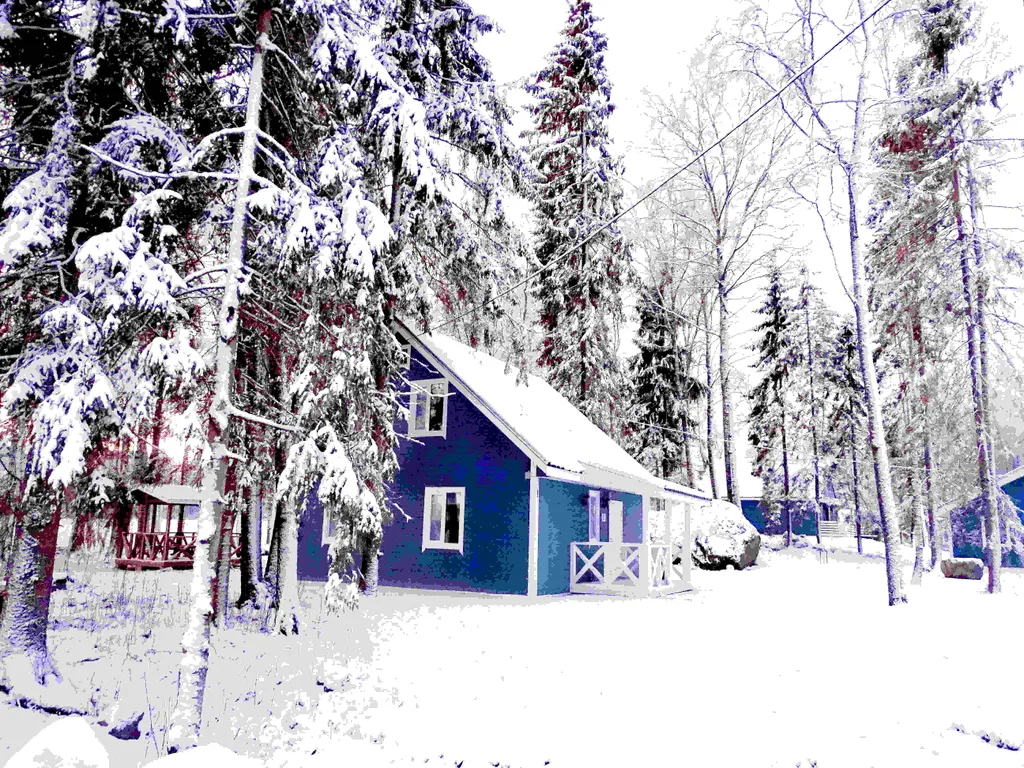 Коттедж 8ми местный коттедж на берегу озера Вуокса — Марьино