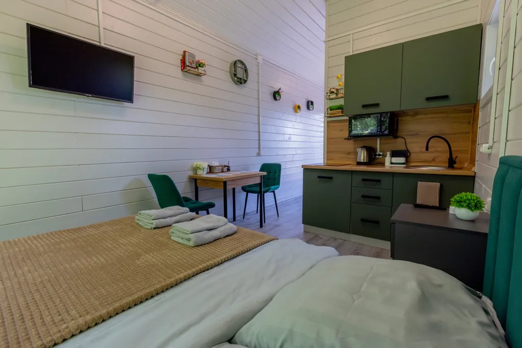 Дом у леса с бочкой Фурако