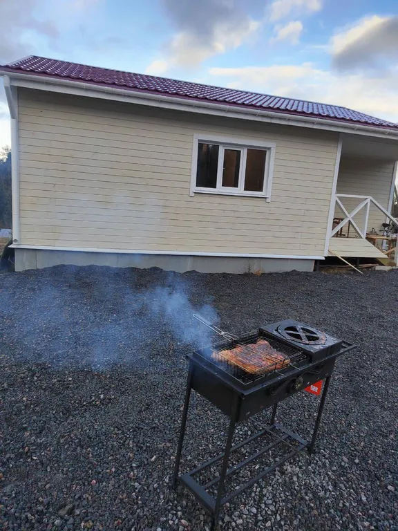 Дом на горе с камином и сауной