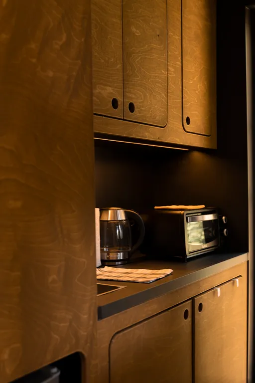 Дом Немо с уличной купелью  в лесу