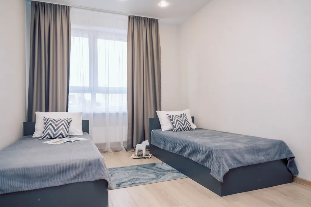 Просторная трехкомнатная квартира на 6 гостей