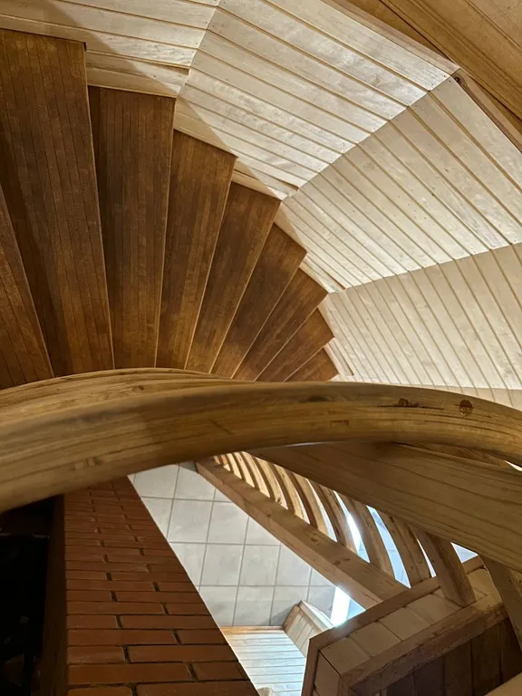 Купольная баня на дровах