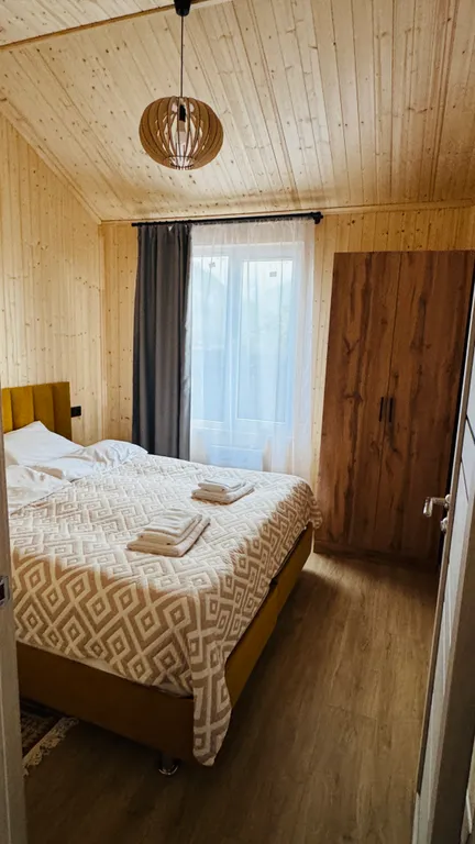 Новый домик с панорамным видом на горы