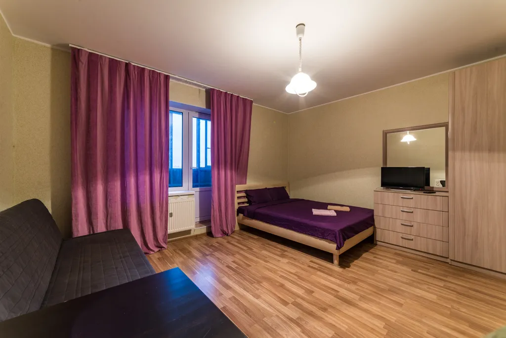 Комфортабельная квартира-студия в первом доме от метро Девяткино