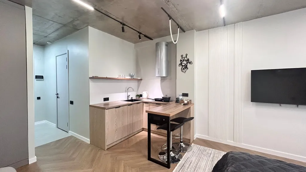 Стильная квартира в стиле лофт