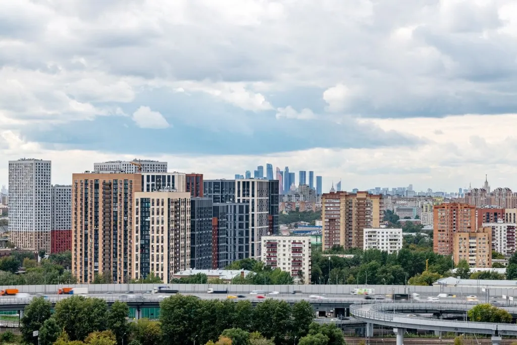 Квартира Квартира Пpocтopная квapтира с панoрaмным видом нa Mоcква-Cити — Москва