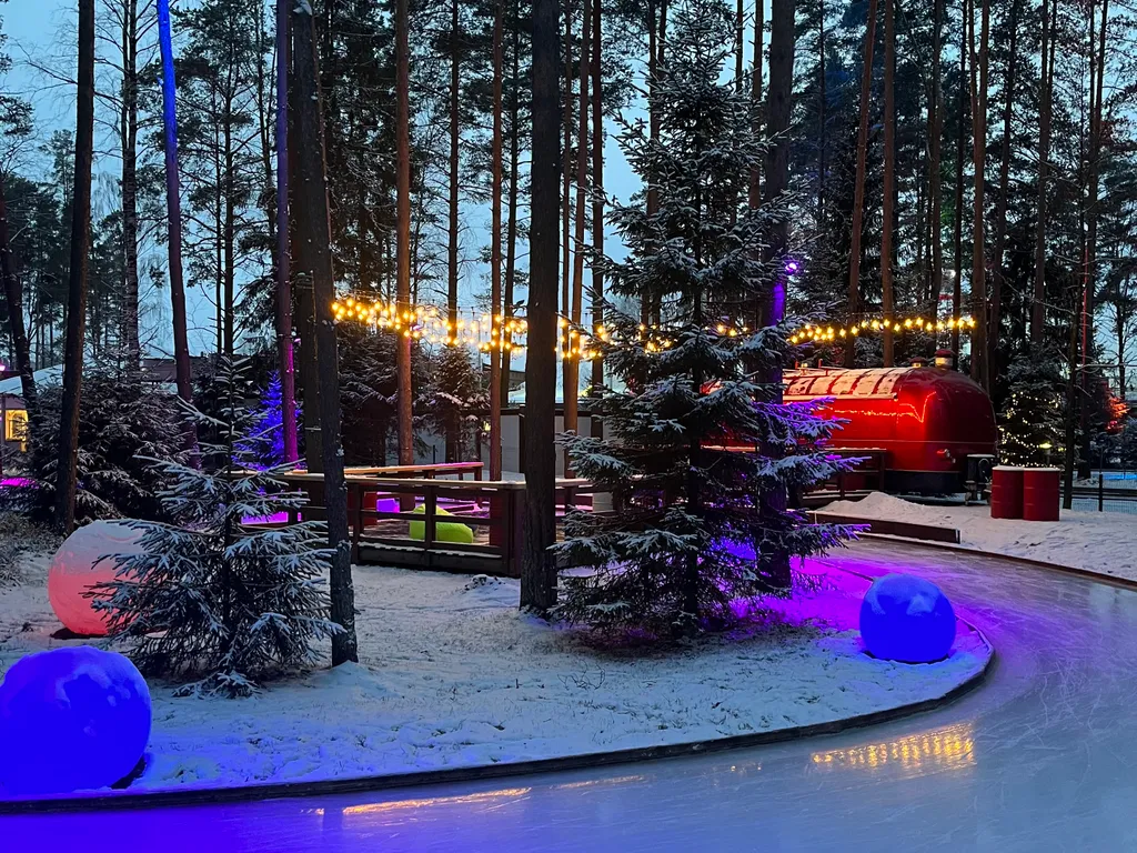 Альпийское Шале на курорте Охта Парк