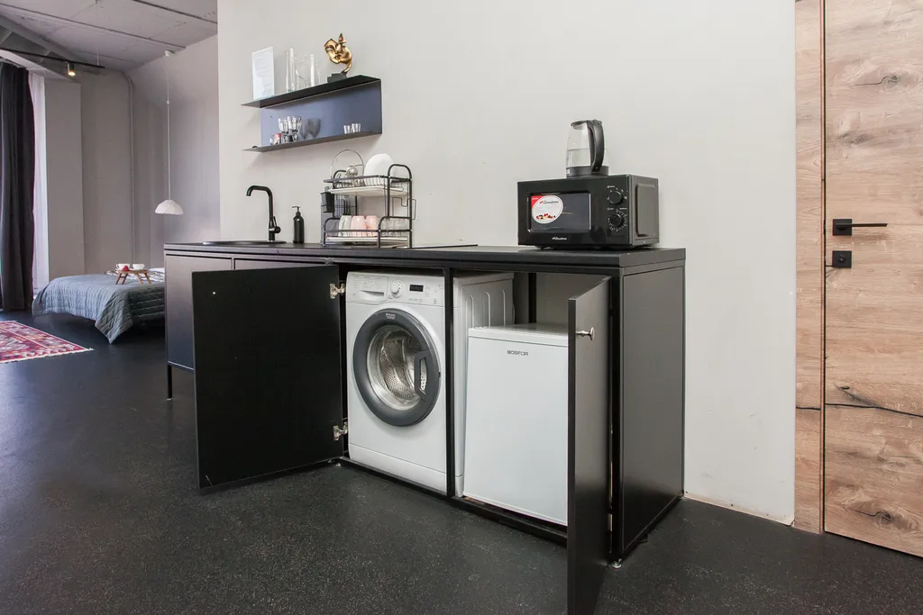 Апартаменты с панорамным окнами с видом на город