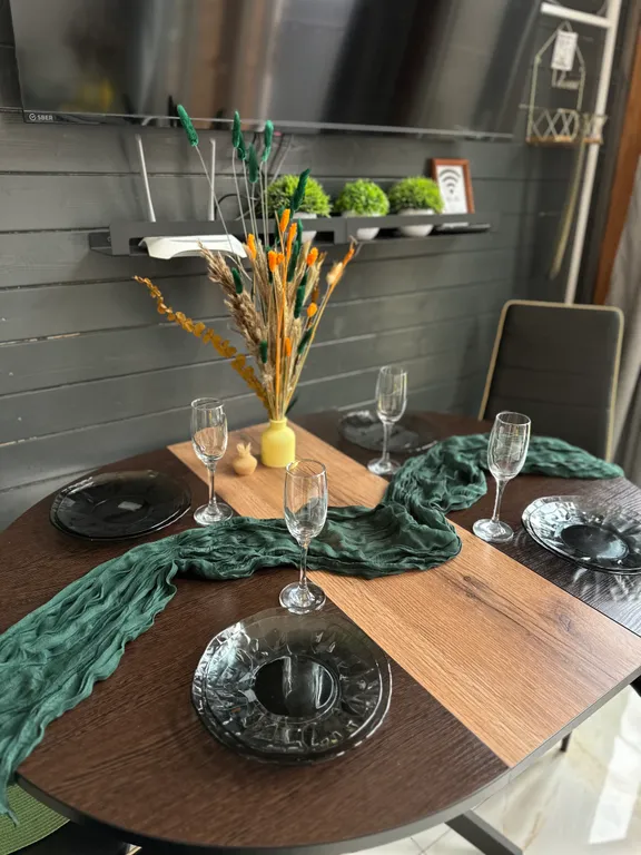 Красивый барнхаус с баней и банным чаном