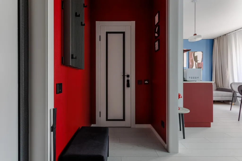 White and blue apart