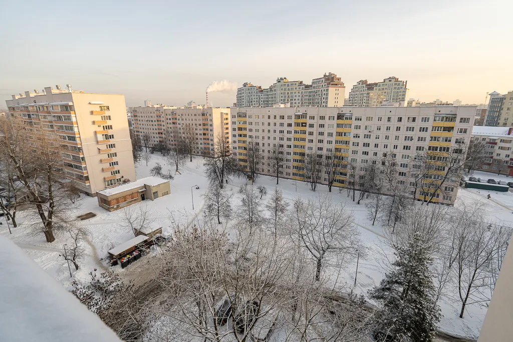 Трехкомнатная квартира с видом на реку Свислочь