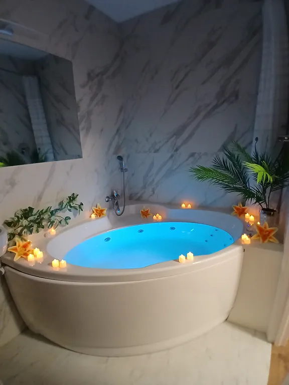 Квартира Квартира Tropic SPA Studio с джакузи XXL и тропическим душем в уютном центре — Минск
