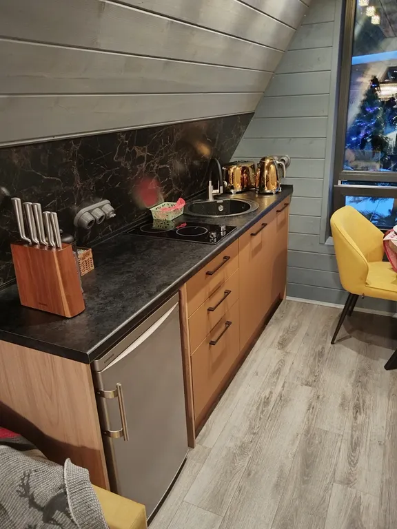 А-фрейм в лесу в часе езды от Москвы