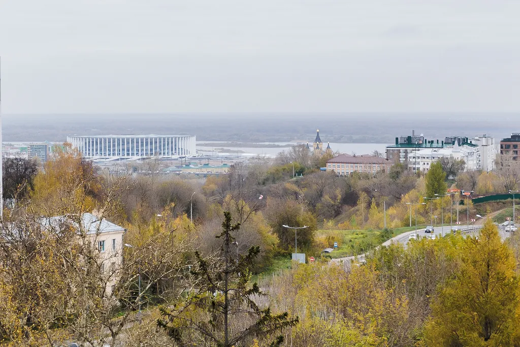 Квартира Квартира Видовой апартамент в KM Tower Plaza — Нижний Новгород