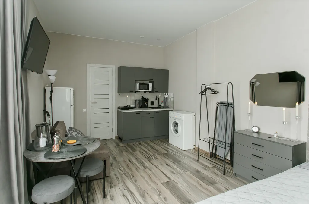 Студия с видом на горы