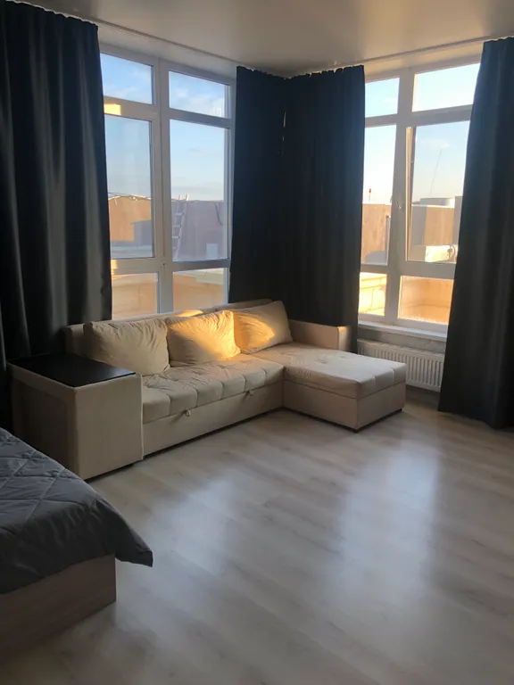 Квартира Уютная 1-комнатная квартира в Жигулиной Роще с шикарным видом на город — Мирное