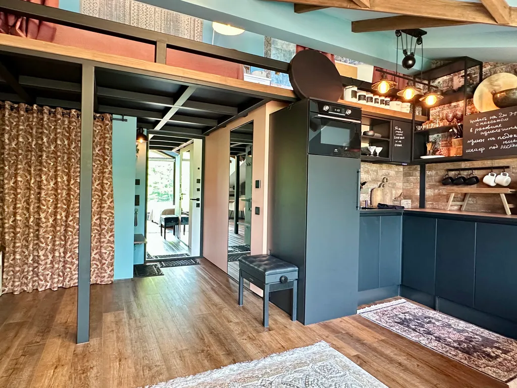 Двухуровневый апартамент с видом на горы