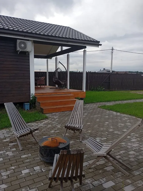 Дом из бруса с русской баней