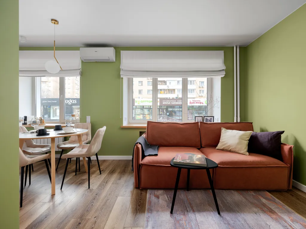 Квартира Квартира Стильная евродвушка в Пресненском районе у метро Белорусская — Москва