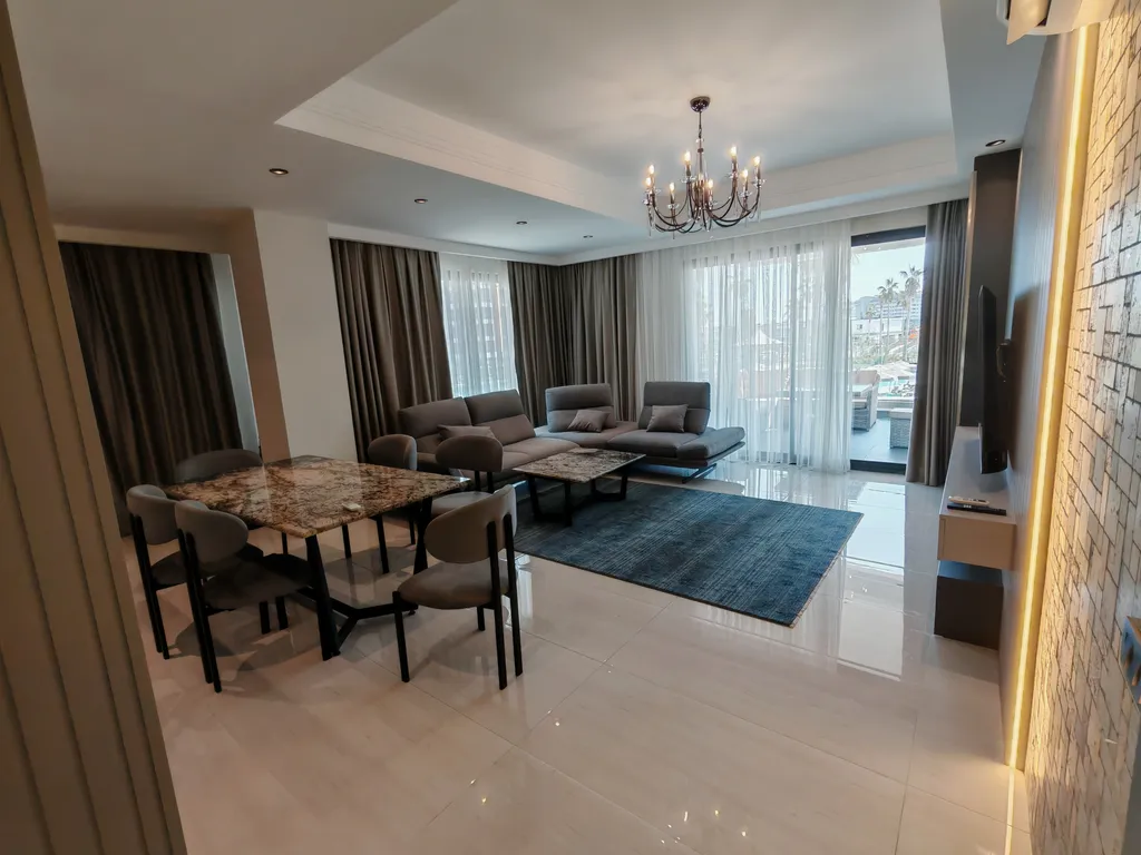 Квартира 2+1 XL в Azura World c видом на бассейн и аквапарком