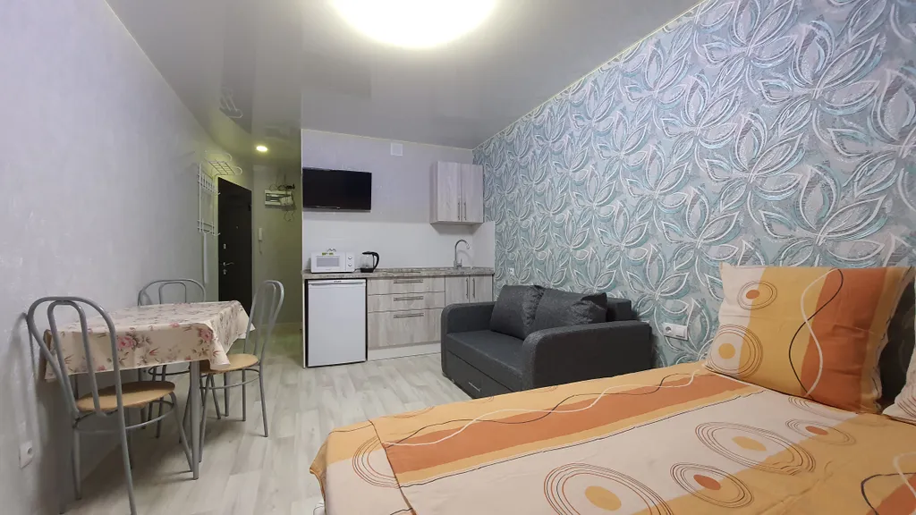 Евро-двушка в Октябрьском районе с красивым видом на город