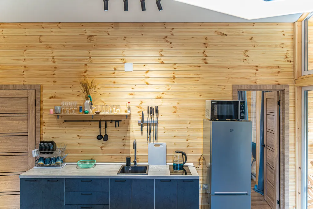 Светлый и уютный дом в стиле барн хаус ( барн 2 ) с бассейном и купель