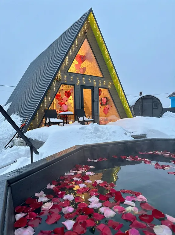 Коттедж Дом с баней и чаном у леса — Дубна