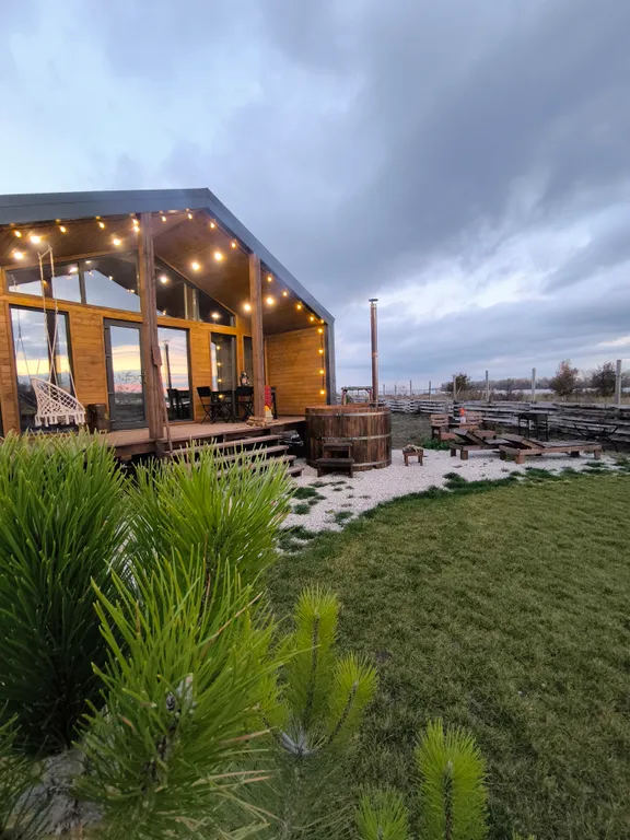 Глемпинг Мечта у Волги с бочкой Фурако