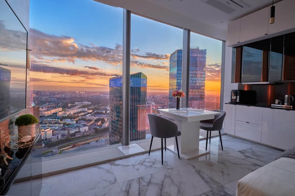 Sky City Moscow 80 этаж Выше облаков, очень ценный и редкий вид