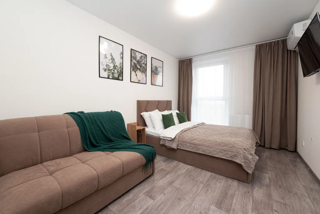 Однокомнатная квартира для четырёх гостей