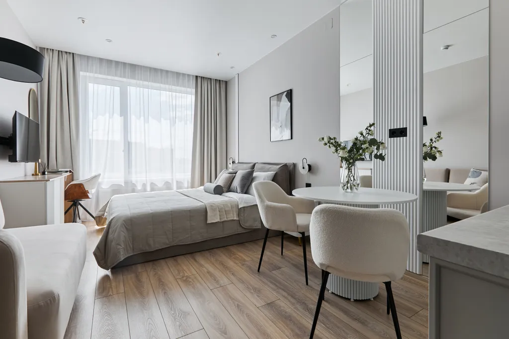 Квартира Квартира MyHomeYourHome в апарт-комплексе «Avenir Ladojsky» — Санкт-Петербург