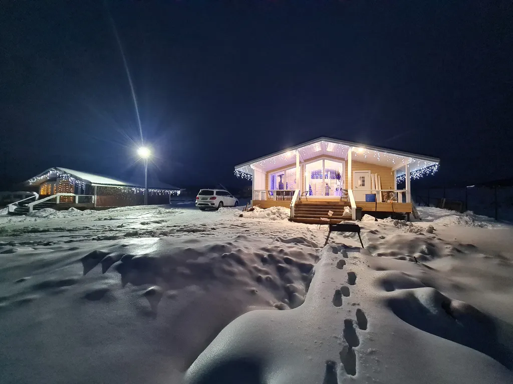 Дом Небесный с сауной и купелью на берегу Ладожского озера